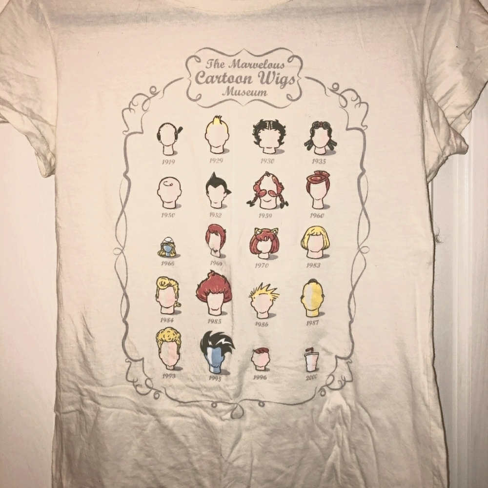 Threadless Marvelous Cartoon Wigs Museum